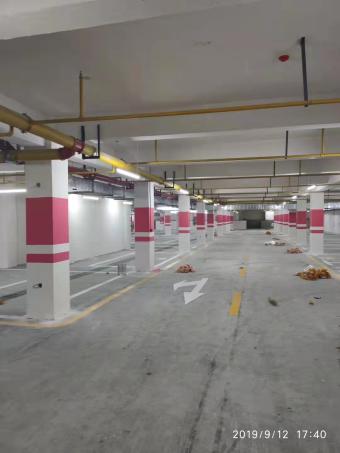 地下車庫柱子噴涂